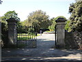 The east entrance to Clarence Park