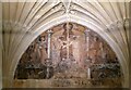 SO8932 : Tewkesbury Abbey - Chapel of the Holy Trinity - Mural by Rob Farrow
