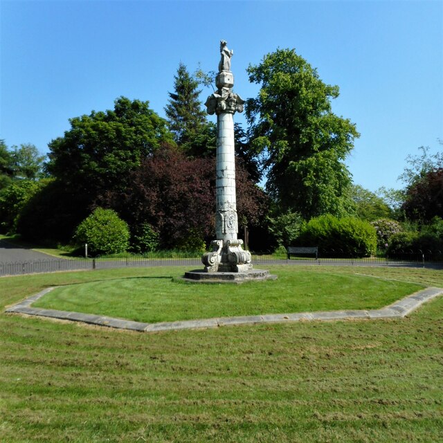 Column, Springburn Park © Richard Sutcliffe :: Geograph Britain And Ireland