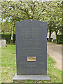 The grave of James and Denise McAdam Clark at Aldeburgh