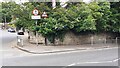 Boundary wall of Manor Court at junction of Spring Road and Cardigan Road