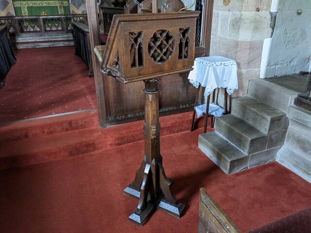 St. Lawrence church (Lectern | Stretton... © Fabian Musto cc-by-sa/2.0 ...