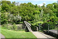 NZ2947 : Finchale footbridge over the River Wear by Tim Heaton