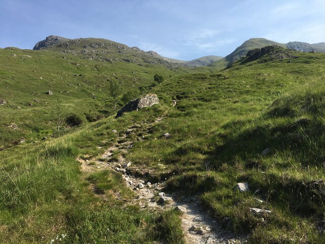 Path beside Allt Coire nan Laogh © Steven Brown :: Geograph Britain and ...