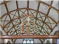 SW5140 : Rood Beam and Wagon Roof, St Ia's Church by David Dixon