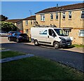 Stroud District Council van, Magpie Court, Stonehouse, Gloucestershire