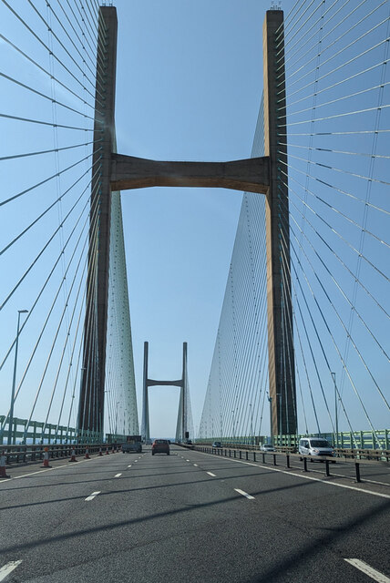 East tower, Prince of Wales Bridge © Robin Webster :: Geograph Britain ...