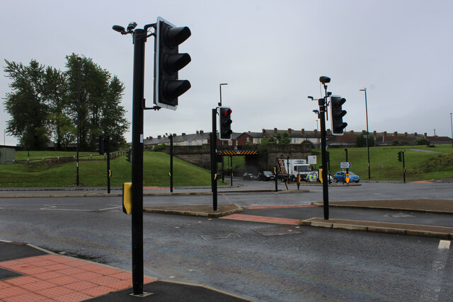 Forest of Traffic Lights in Pallion,... © Chris Heaton :: Geograph ...