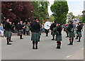 Pipe Band in Dornoch