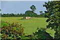 Pillbox in a field