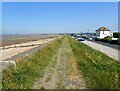 On the seawall at Seasalter