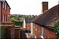 Park Lane seen from the woods above, Bewdley, Worcs