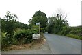 County boundary along Bank Wood Road