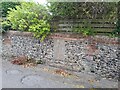 Old Boundary Marker on Step Terrace, Winchester