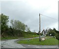 Side road off A44 in Maes-bangor