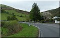 A44 bend for Cwmbrwyno Bridge