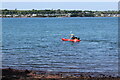 Kayak off Llanreath