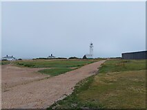 SZ3189 : Path to Hurst Point lighthouse by Oscar Taylor