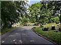 Road in Kidderminster Cemetery