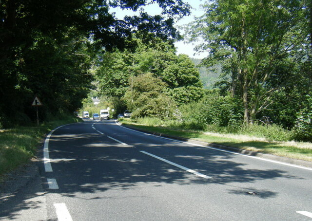 A487 North Of Brynglas Farm © Colin Pyle Geograph Britain And Ireland