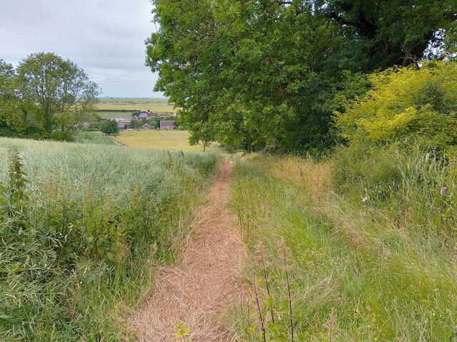 Footpath towards Letcombe Bassett © Oscar Taylor cc-by-sa/2.0 ...