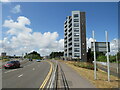 SZ0191 : Nile Court and A350 road, Poole by Malc McDonald