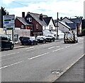 Directions sign alongside Llantarnam Road, Cwmbran