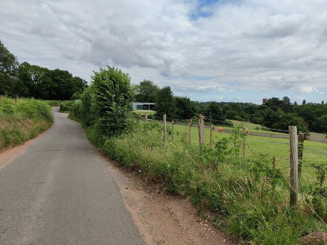 Drakelow Lane towards Wolverley © Mat Fascione cc-by-sa/2.0 :: Geograph ...