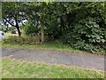 Start of footpath to the River Severn