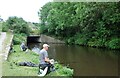 Fishing on the Rochdale Canal