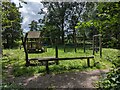 Play park in Condover Woodland Park