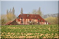 Large rusty barn