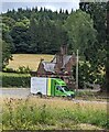 Waitrose home delivery van, Ganarew, Herefordshire