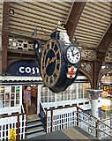 SE5951 : York Railway Station clock by Thomas Nugent