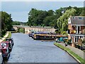 Narrowboats berthed at Market Drayton