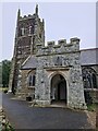 St Newlina - South porch and tower