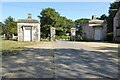 Lodges at entrance to Saltram