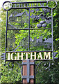 Ightham Village Sign (Close Up)