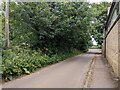 Lane leading to the A350 ahead