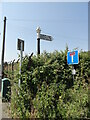 Direction Sign – Signpost on Clevedon Road, Tickenham