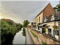 Black Star inn and canal