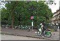 NS5766 : Nextbike Glasgow Cycle Hire Point: Clifton Street by Thomas Nugent