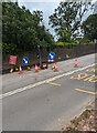 Keep Right signs, Newport Road, Llantarnam, Cwmbran