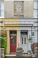 Doors and plaque, 65 - 71 Devizes Road