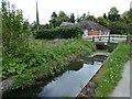 House and canal bridge at Aberbechan