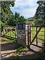 SO5634 : Churchyard entrance gates, Holme Lacy, Herefordshire by Jaggery