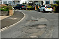 A structural failure in the road surface on Moreton Avenue