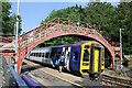 Footbridge at east end of Wetheral Station, Station Road, Wetheral