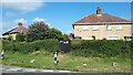 Houses on the corner of Lodge Road and Pond Head