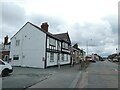 Former inn, now studio flats, Chester Road, Flint